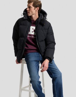 Lee Regular Puffer Jacket in Black