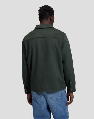 Relaxed Utility Wool Jacket in Deep Depths