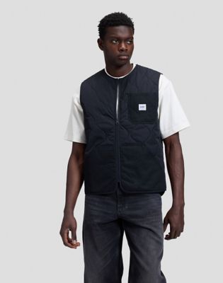 Workwear Relaxed Vest in Black