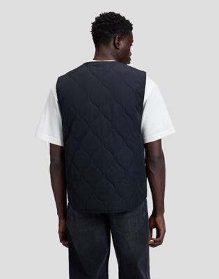Workwear Relaxed Vest in Black