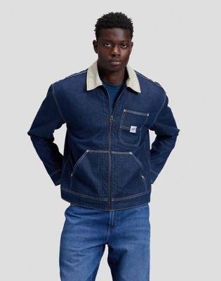 Workwear 91W Regular Lined Jacket in Rinse