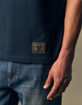 Gold Regular Tee in Rebel Navy