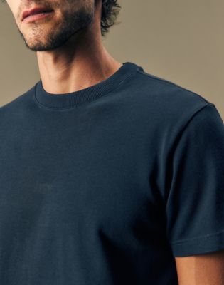 Gold Regular Tee in Rebel Navy