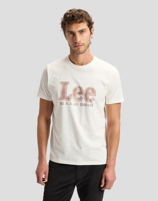 Lee Americana Regular Tee in Ecru