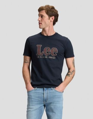 Lee Americana Regular Tee in Rebel Navy