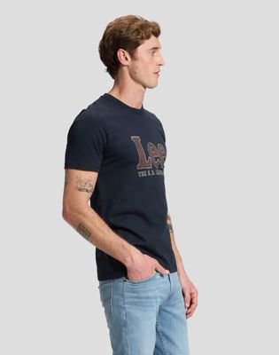 Lee Americana Regular Tee in Rebel Navy