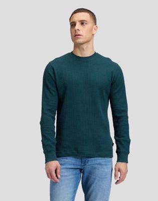 Regular Long Sleeve Waffle Tee in Ponderosa Pine main view