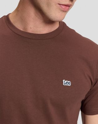 Regular Patch Logo Short Sleeve Tee in Shaved Chocolate