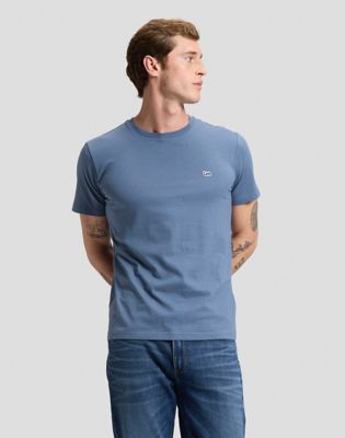 Regular Patch Logo Short Sleeve Tee in Bering Sea