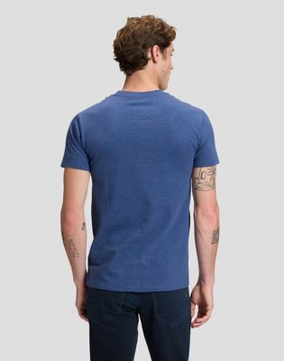 Lee Slim Ultimate Pocket Tee Navy Mele, Lee