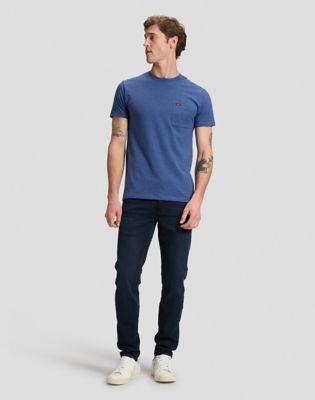 Lee Slim Ultimate Pocket Tee Navy Mele, Lee