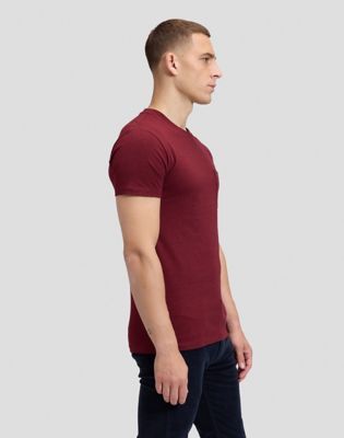 Slim Ultimate Pocket Tee in Port Mele