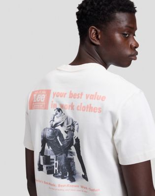 Workwear Quality Relaxed Tee in Ecru