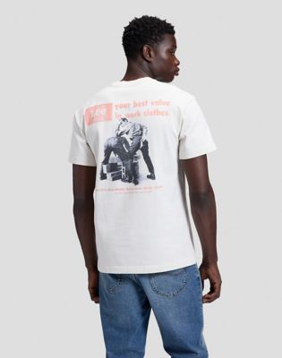 Workwear Quality Relaxed Tee in Ecru