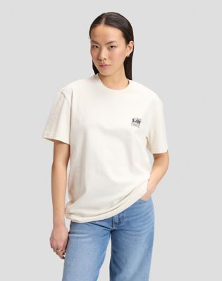Workwear Crew Relaxed Tee in Ecru alternative view