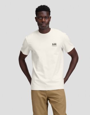 Workwear Crew Relaxed Tee in Ecru alternative view 6