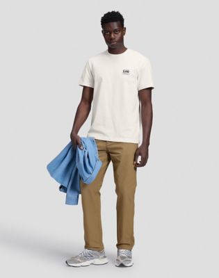 Workwear Crew Relaxed Tee in Ecru alternative view 7