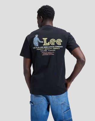 Workwear Uniform Relaxed Tee in Black