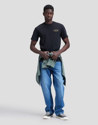 Workwear Uniform Relaxed Tee in Black