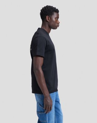 Workwear Uniform Relaxed Tee in Black
