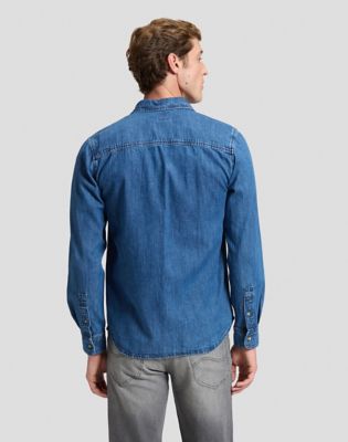 Regular Leesure Shirt in Silver Moon