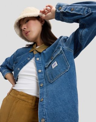 Workwear Relaxed Overshirt in Northern Sky