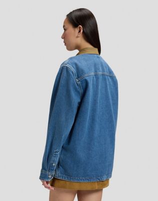 Workwear Relaxed Overshirt in Northern Sky