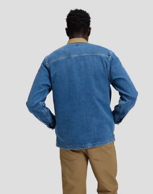 Workwear Relaxed Overshirt in Northern Sky