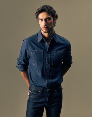 Gold Relaxed Shirt in Gold Rush