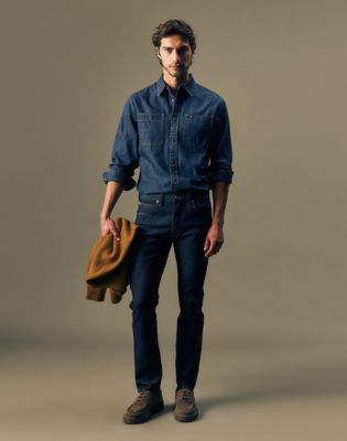 Gold Relaxed Shirt in Gold Rush
