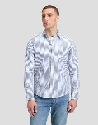 Regular Lightweight Button Down Shirt in Bering Sea
