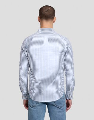 Regular Lightweight Button Down Shirt in Bering Sea