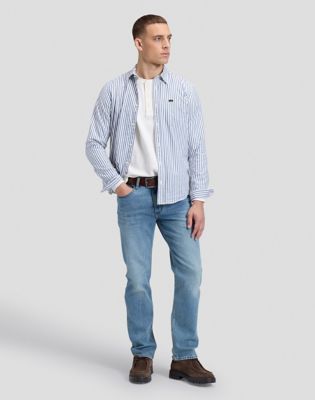 Regular Lightweight Button Down Shirt in Bering Sea