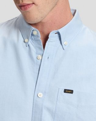 Lee Regular Fit Button Down Shirt in Halogen Crossed Cloud