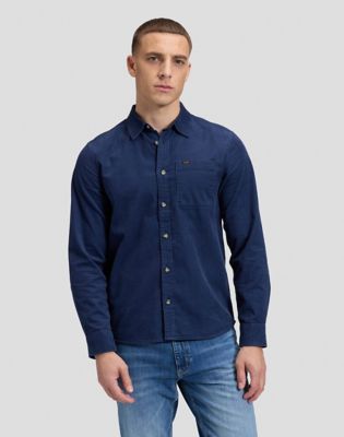 Regular Leesure Shirt in Dress Blues