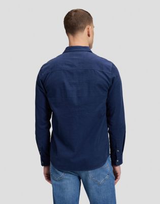 Regular Leesure Shirt in Dress Blues