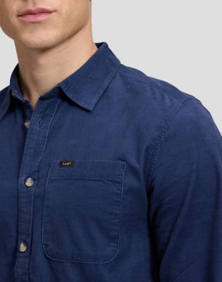 Regular Leesure Shirt in Dress Blues