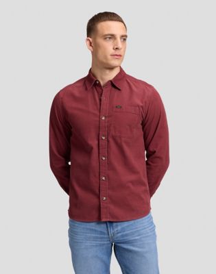 Regular Leesure Shirt in Port