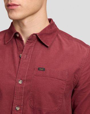 Regular Leesure Shirt in Port