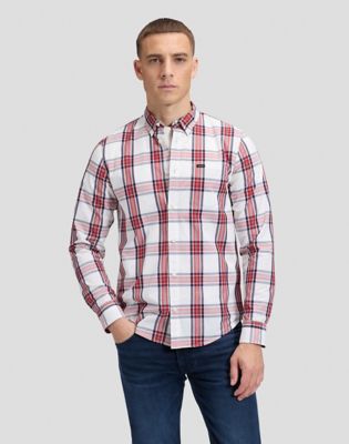 Regular Lightweight Button Down Shirt in Ecru
