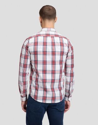 Regular Lightweight Button Down Shirt in Ecru