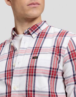 Regular Lightweight Button Down Shirt in Ecru