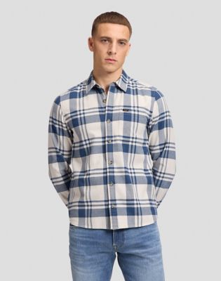 Regular Leesure Shirt in Dress Blues