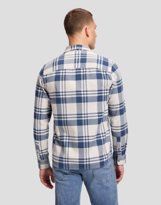 Regular Leesure Shirt Dress Blues, Lee