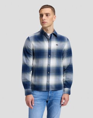 Regular Leesure Shirt in Dress Blues