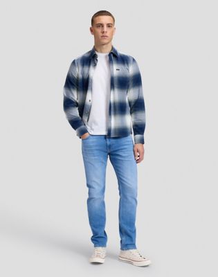 Regular Leesure Shirt in Dress Blues