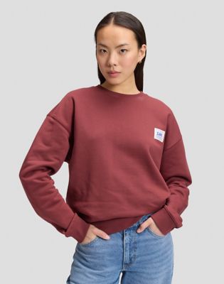 Workwear Relaxed Sweatshirt in Port