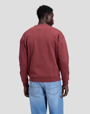 Workwear Relaxed Sweatshirt in Port