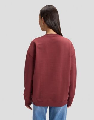 Workwear Relaxed Sweatshirt in Port