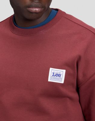 Workwear Relaxed Sweatshirt in Port